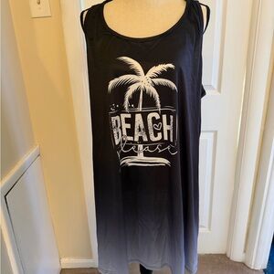 SHEIN Gray Casual Tank Dress/Coverup